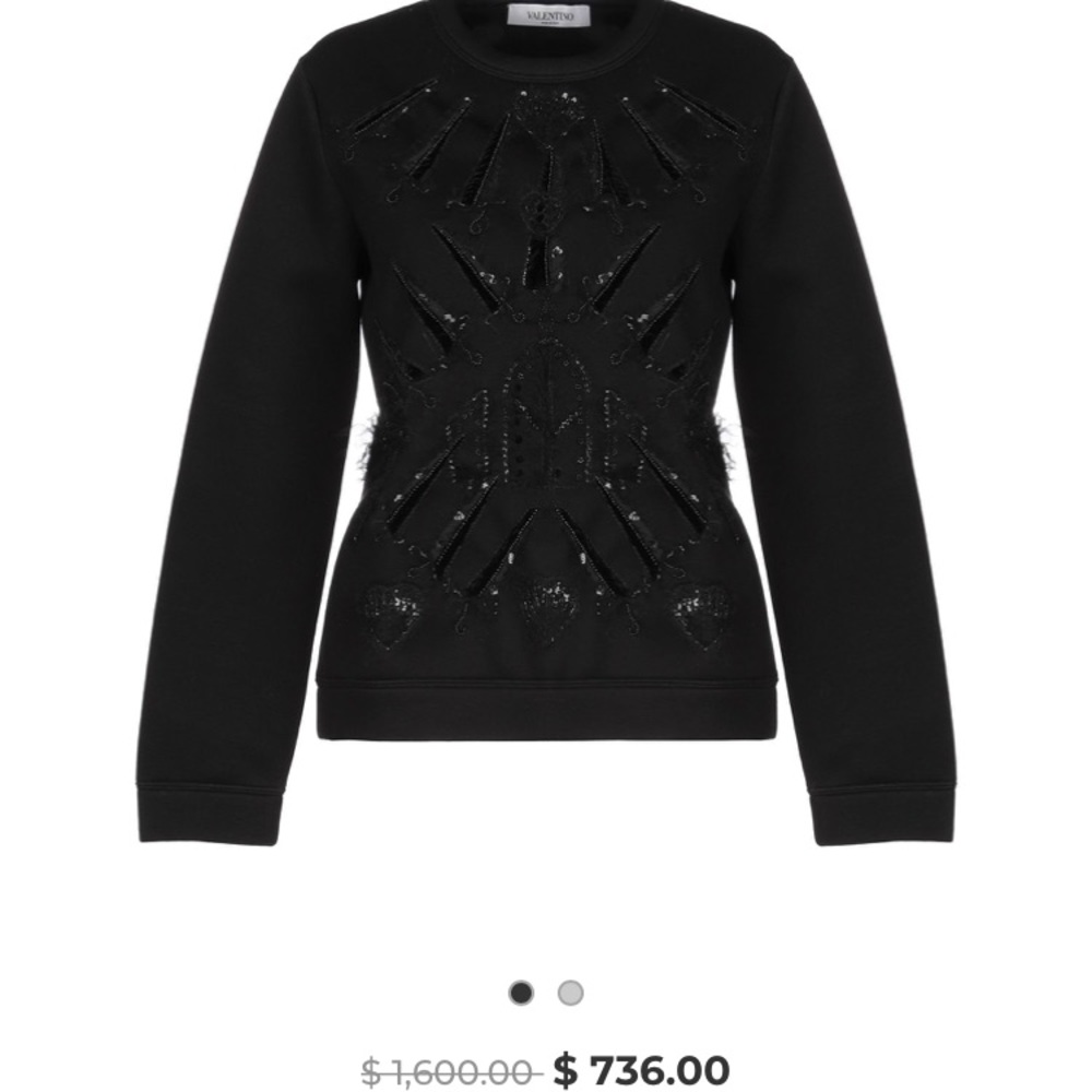 NWT Valentino black top M